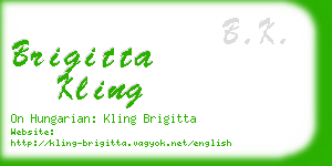 brigitta kling business card